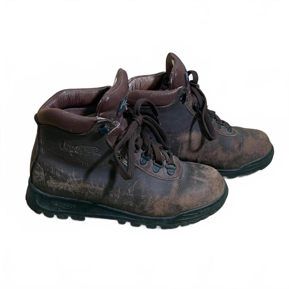 Vasque Sundowner GTX Brown Leather Backpacking Boots Womens Size 6 M EU 36